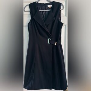 Elegant Black Calvin Klein Sleeveless Dress